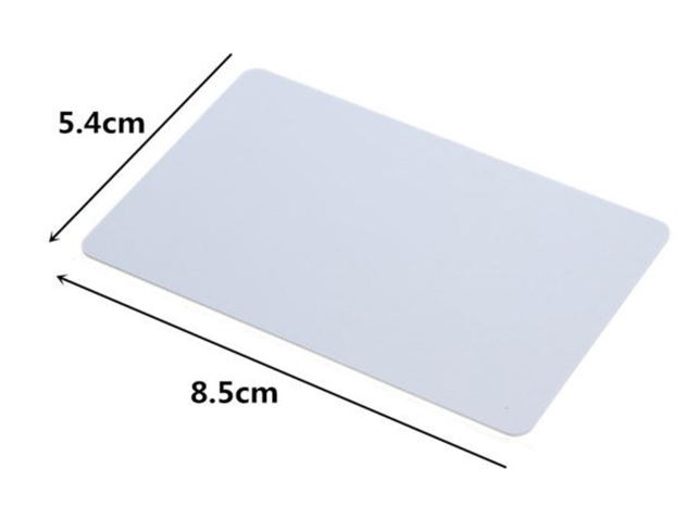 บัตรคีย์การ์ด RFID Tag Card 13.56 MHz RFID Card (Mifare Classic 13.56MHz) UID MF 1K S50 0 block 7 bytes changeable Rewritable card