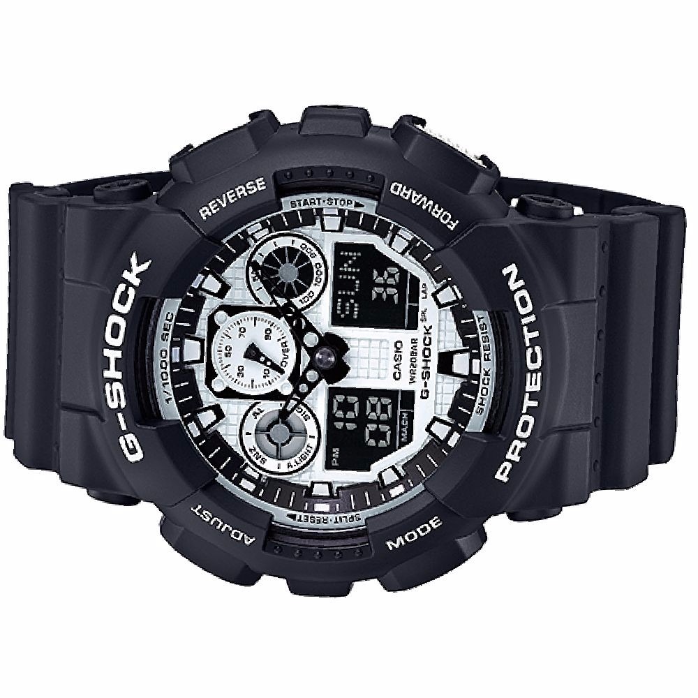 Casio G-shock ชาย GA-100BW-1ADR