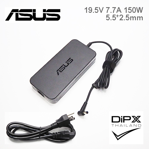 Adapter ASUS 19.5V 7.7A 150W (5.5x2.5mm) Slim สินค้าใหม่แท้ แถมสายไฟ