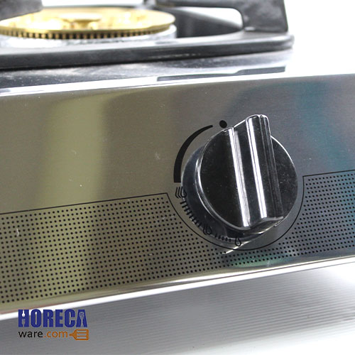 เตาหัวคู่ ฝาเฟืองทองเหลือง รุ่น RN-rt-902scc ตรารินไน