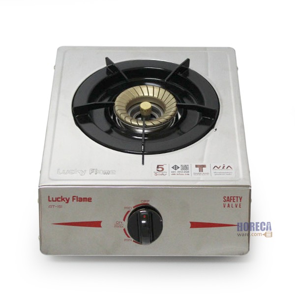 เตากล่องเดี่ยวสแตนเลส รุ่นat-151 ลัคกี้เฟรม