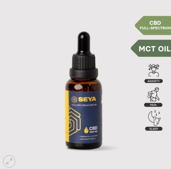 SEYA: เซย่า ฟูลสเป็คตรัม CBD ออยล์ ราคา: ขนาด 30ml = 1,799 บาท | ขนาด 5ml 499 บาท : Healthy Hut