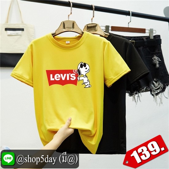 🔥 Levis เสื้อยืดแขนสั้นยอดฮิต ใส่ได้ทั้งหญิงและชาย ‼️