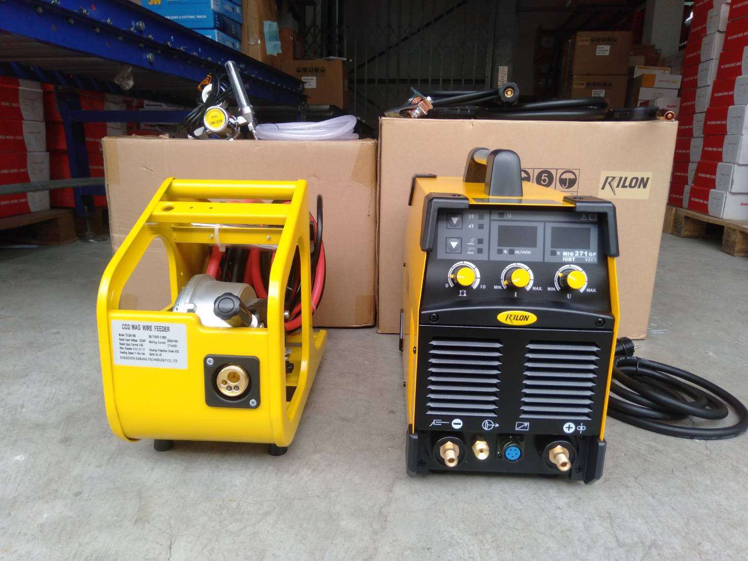 เครื่องเชื่อมMIG271GF ฟีดแยก เชื่อมซีโอทู เชื่อมไฟฟ้าได้ ฟีดแยก