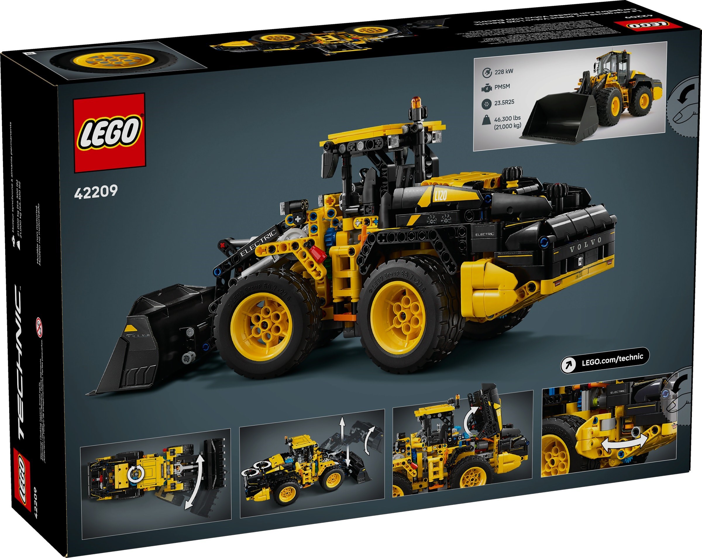 LEGO Technic เลโก้ 42209 Volvo L120 Electric Wheel Loader
