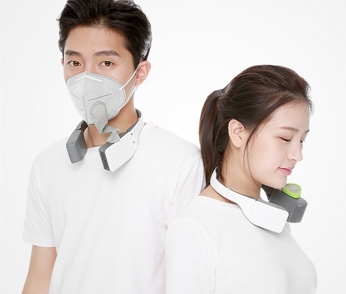 เครื่องฟอกอากาศส่วนตัวแบบพกพาสวมคอชนิดไอออน ion รุ่น M95+