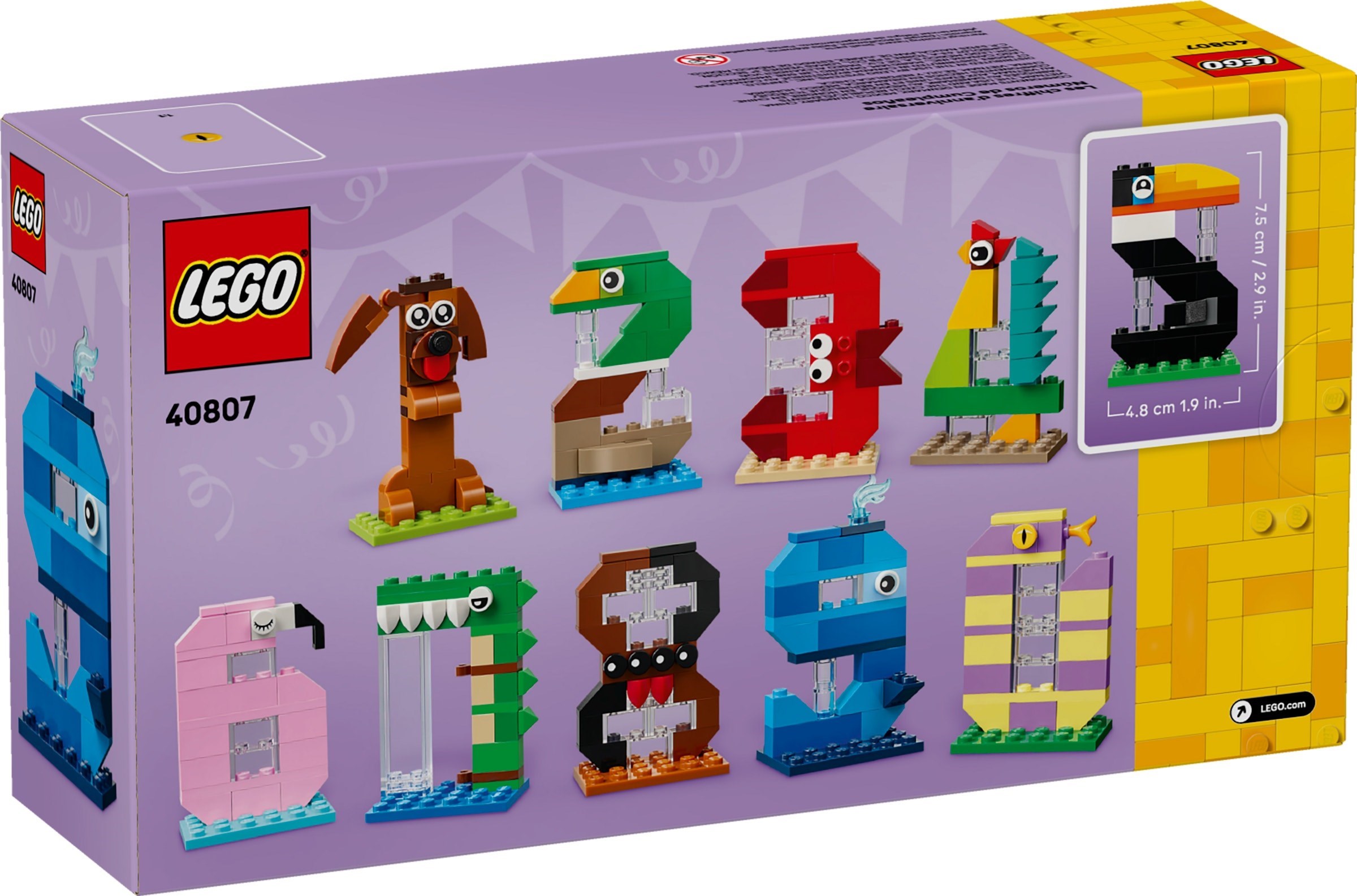 LEGO เลโก้ 40807 Birthday Numbers
