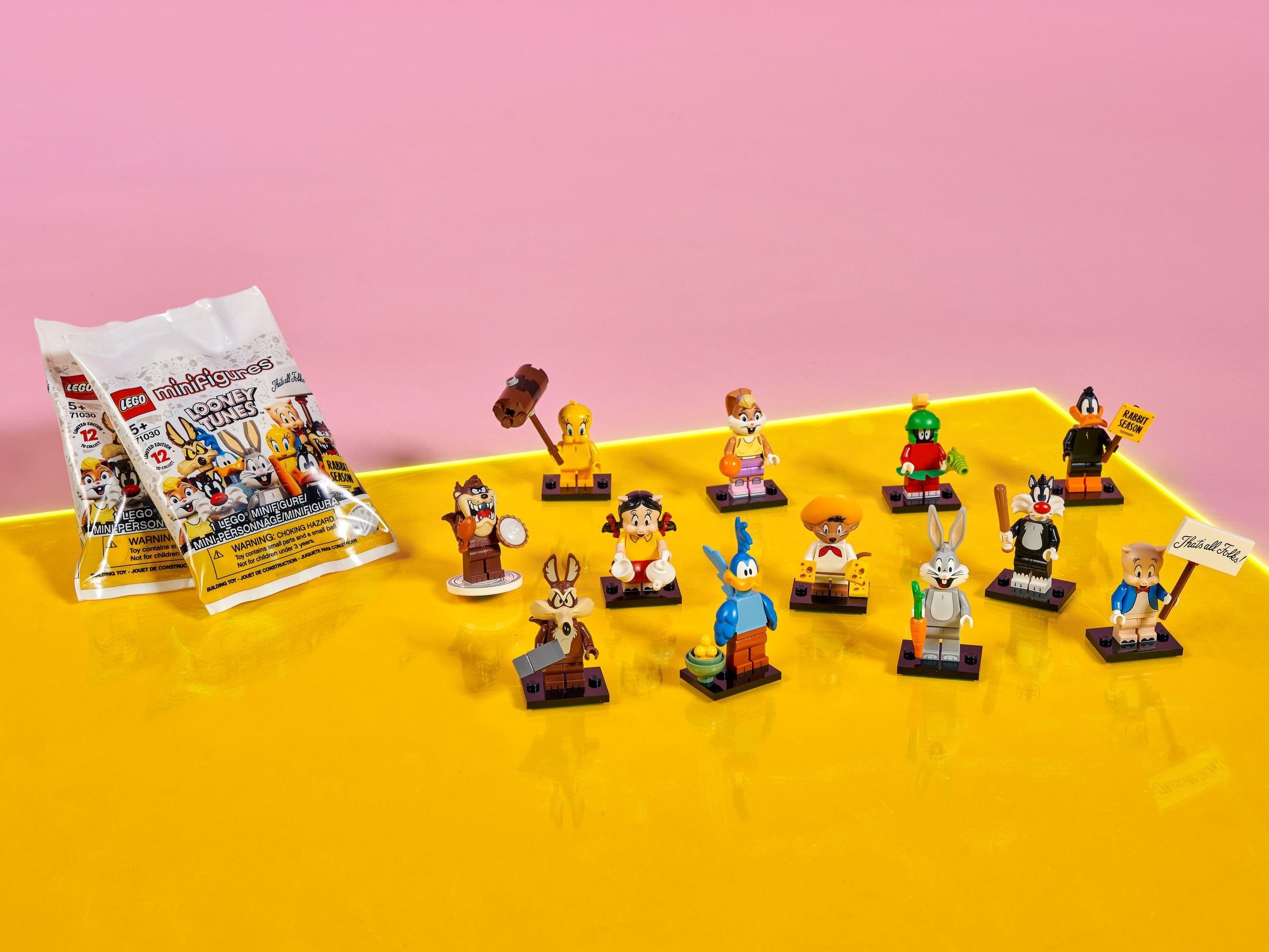 LEGO เลโก้ 71030 Collectable Minifigures - Looney Tunes Series (ครบชุด 12 ตัวละคร)