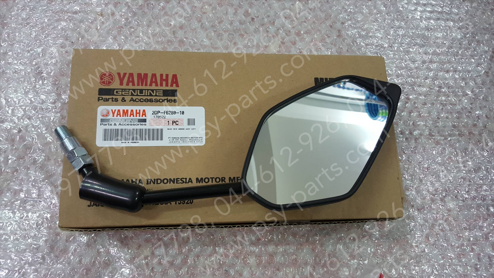 กระจกส่องหลัง NMAX/20, NMAX แท้ๆ ด้านซ้าย 2DP-F6280-10