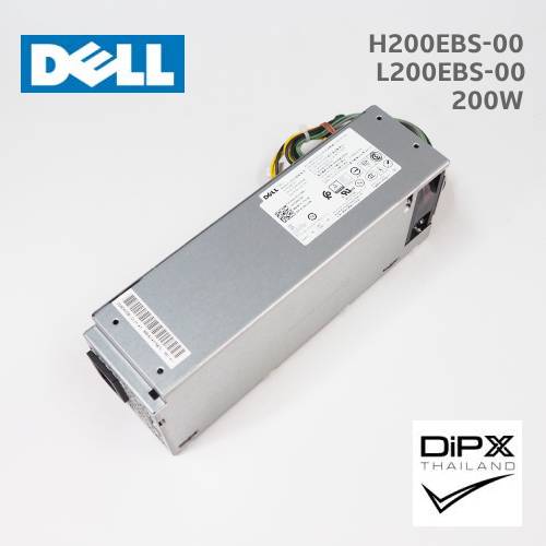Power supply DELL 200W (H200EBS-00, L200EBS-00) 6pin, 4pin (New)