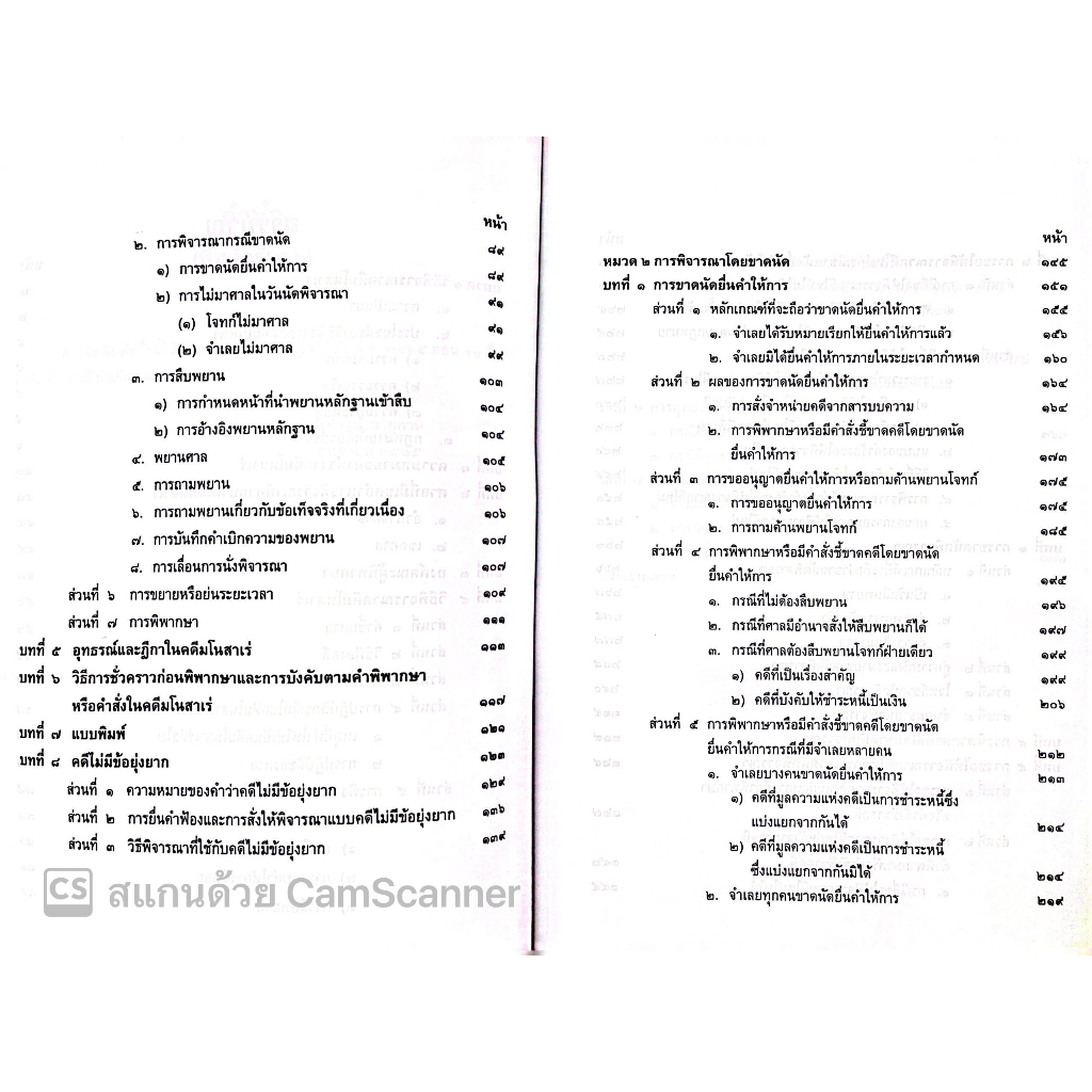 คำอธิบาย ประมวลกฎหมายวิธีพิจารณาความแพ่ง ลักษณะ 2 วิธีพิจารณาวิสามัญในศาลชั้นต้น[มโนสาเร่,ขาดนัด] (ศ.ไพโรจน์ วายุภาพ)
