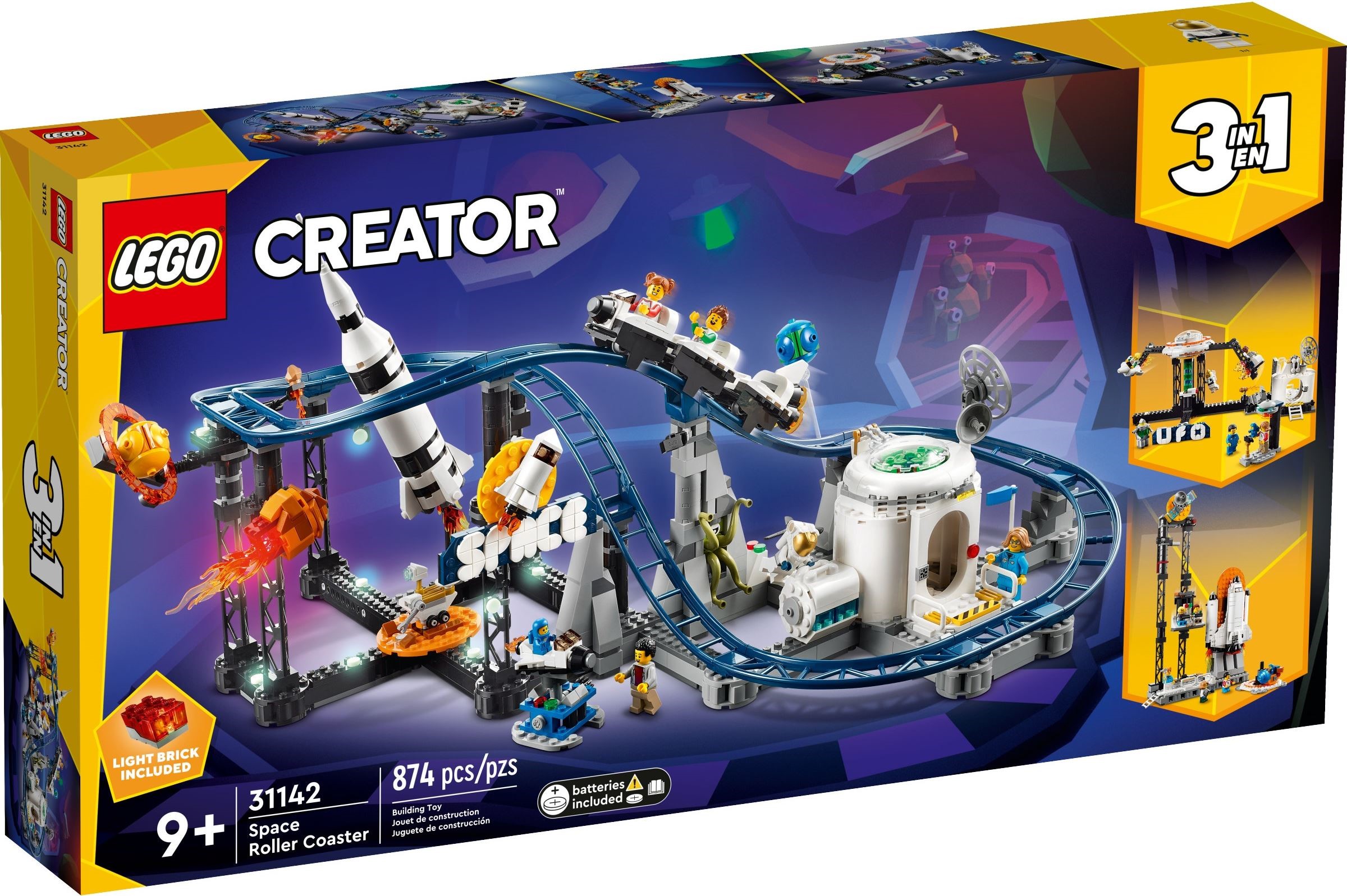 LEGO เลโก้ Creator 31142 Space Roller Coaster