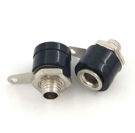 ปลั๊กกล้วย ตัวเมีย 4mm สีดำ Banana socket banana plug banana head 4MM บานานาปลั๊ก ตัวเมีย Banana Jack panel Terminal audio accessories