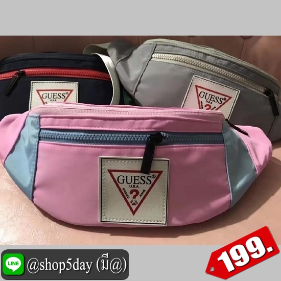♨️ กระเป๋าคาดอก-เอว GUESS งานป้าย ผ้าลื่น (2020)