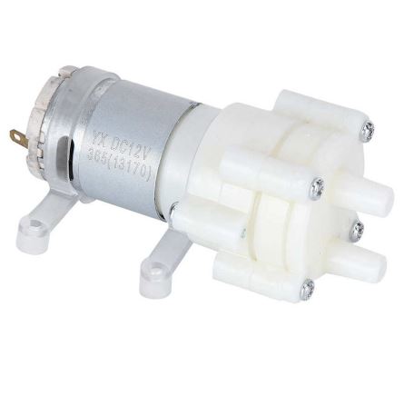 ปั๊มน้ำแบบไดอะแฟรม 365 DC 6-12V Aquarium Diaphragm Water Pump Mini Electric Pumping Machine