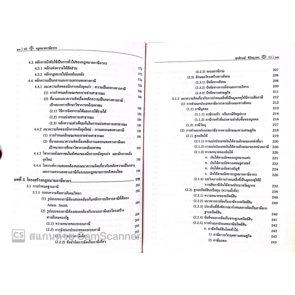 (ห่อปก) กฎหมาย ภาษีอากร (ศ.ดร.ศุภลักษณ์ พินิจภูวดล) ปีที่พิมพ์ : กันยายน 2565 (ครั้งที่ 6)
