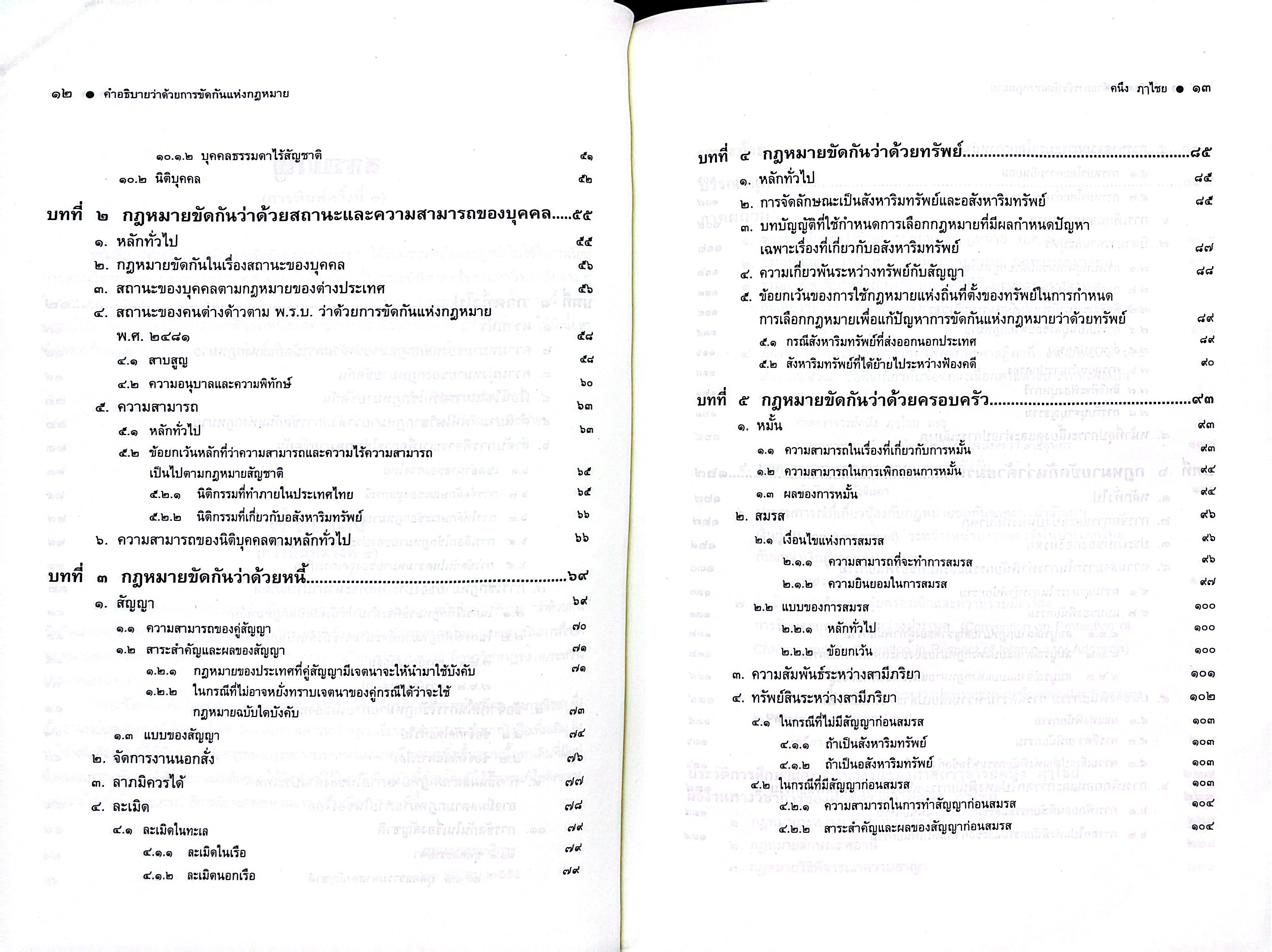 (ห่อปก) คำอธิบาย ว่าด้วยการขัดกันแห่งกฎหมาย (ศ.คนึง ฤๅไชย)