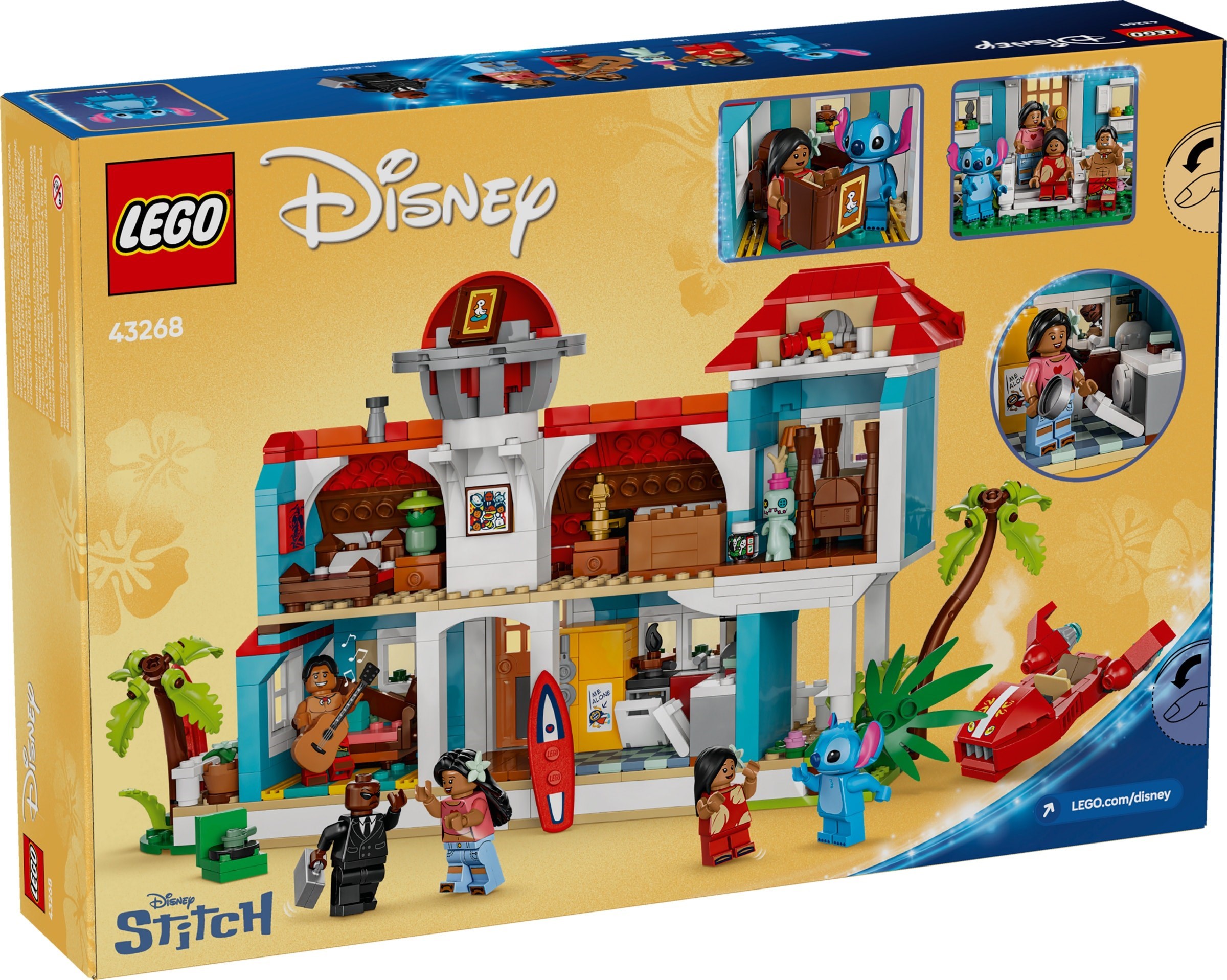 LEGO Disney เลโก้ 43268 Lilo and Stitch Beach House