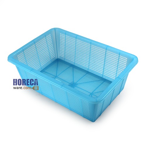 Small square sieve for washing vegetables, size 37.5 cm, Sahamethi brand