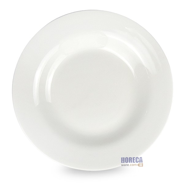 จานก้นลึก 8" สีครีม โฟเซรามิค