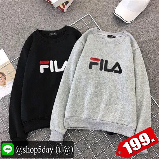 🔥 FILA เสื้อแขนยาวยอดฮิต ใส่ได้ทั้งหญิงและชาย