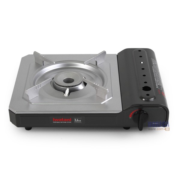 เตาแก๊สปิคนิค สีเทา รุ่นประหยัดสุด อิวาตานิ