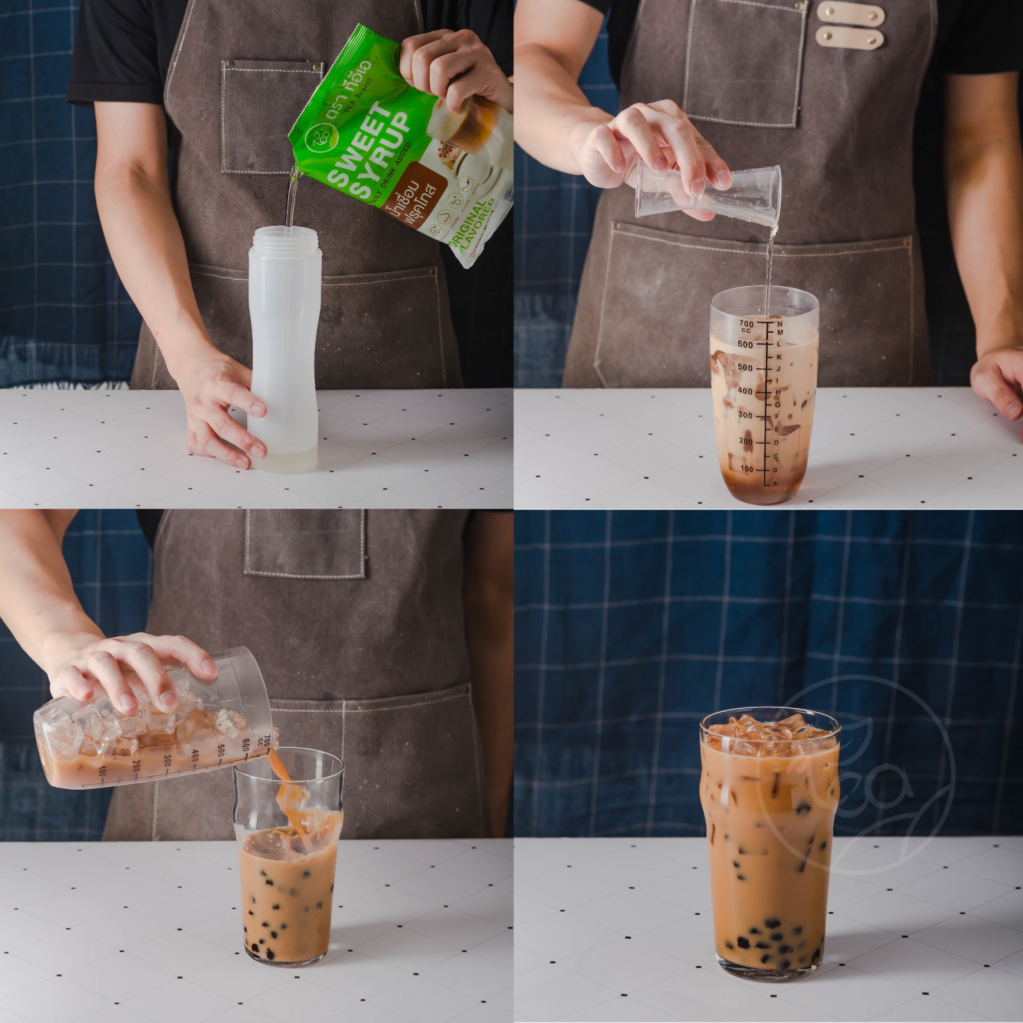 น้ำเชื่อมใส น้ำหวาน ไซรัป น้ำเชื่อมสำเร็จรูป น้ำเชื่อมถุงเติม น้ำเชื่อมฟรุกโตส ไซรัปใส เครื่องดื่ม Fast Dissolving Syrup 860ml/ถุง ตรา ทีอีเอ