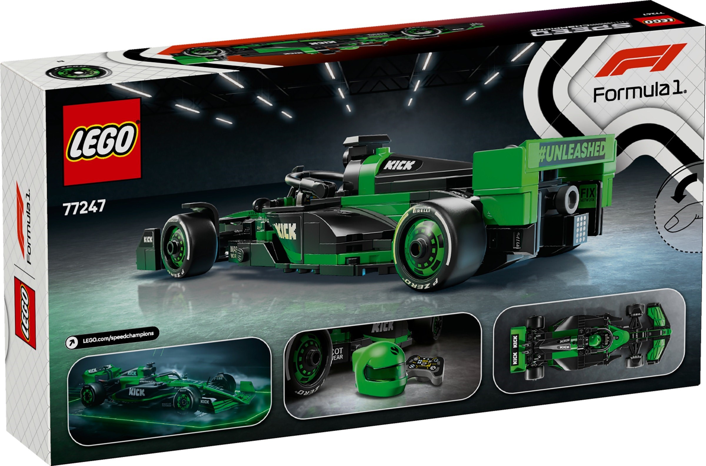 LEGO Speed Champion เลโก้ 77247 KICK Sauber F1 Team C44
