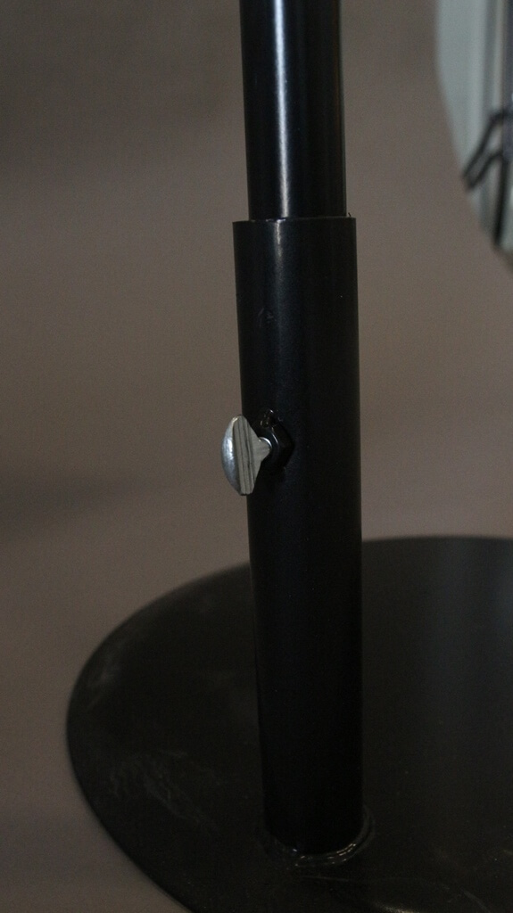 เสาธงญี่ปุ่น พร้อมธงไวนิลเมนู CHAKAIMUK เสาเหล็กพ่นสี สีดำ