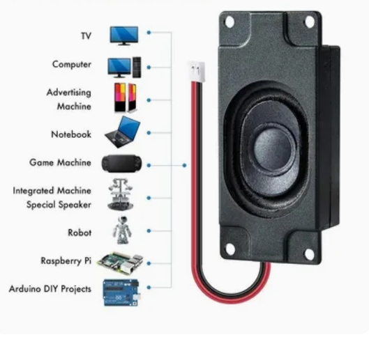 ลำโพง ขนาด 30x70mm. Full Range Mini Box Speaker 3 Watt 4 Ohm