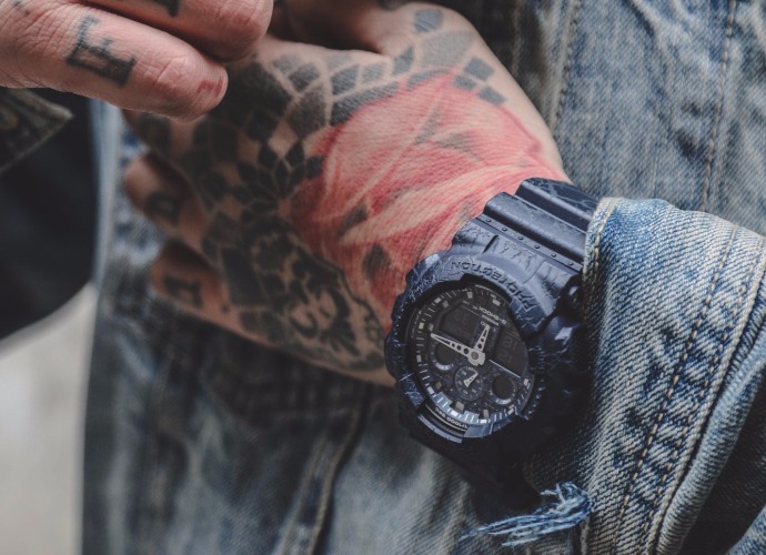 Casio G-Shock ชาย GA-100CG-2ADR