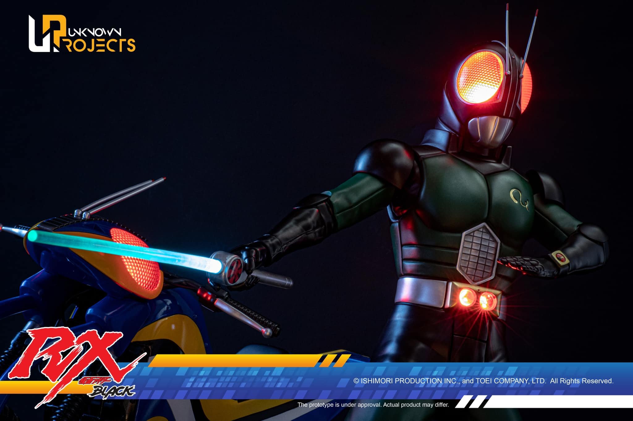 Unknown Projects Classic Signature Arte Series Masked Rider BLACK RX [Deluxe Version]