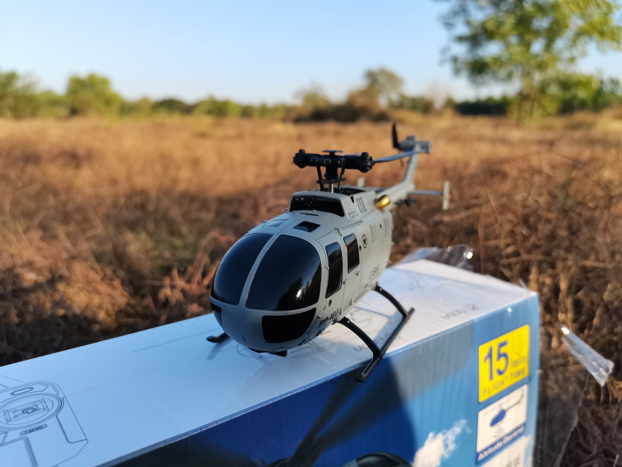 ! EUROCoptet BO-105 RC HELICOPTER 4CH ฮอบังคับตัวใหม่ล่าสุด สเกลน่าเล่นที่สุดแห่งปี2022 ระบบล็อคความสูง รุ่นสองใบ