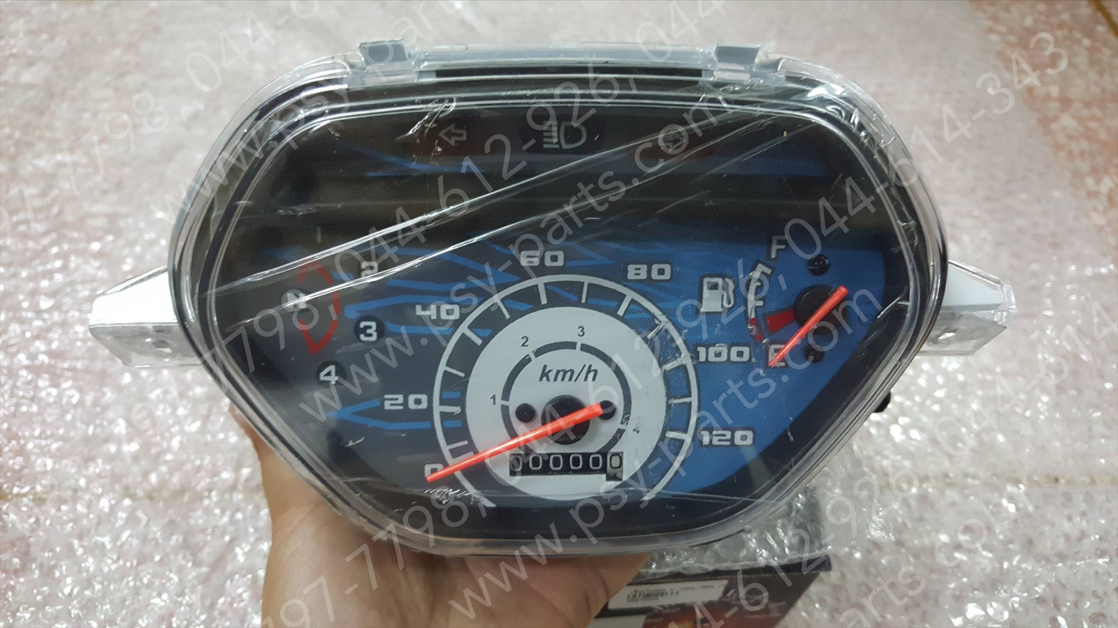 เรือนไมล์ชุด WAVE 100S/2004 (T) หน้าปัดฟ้า