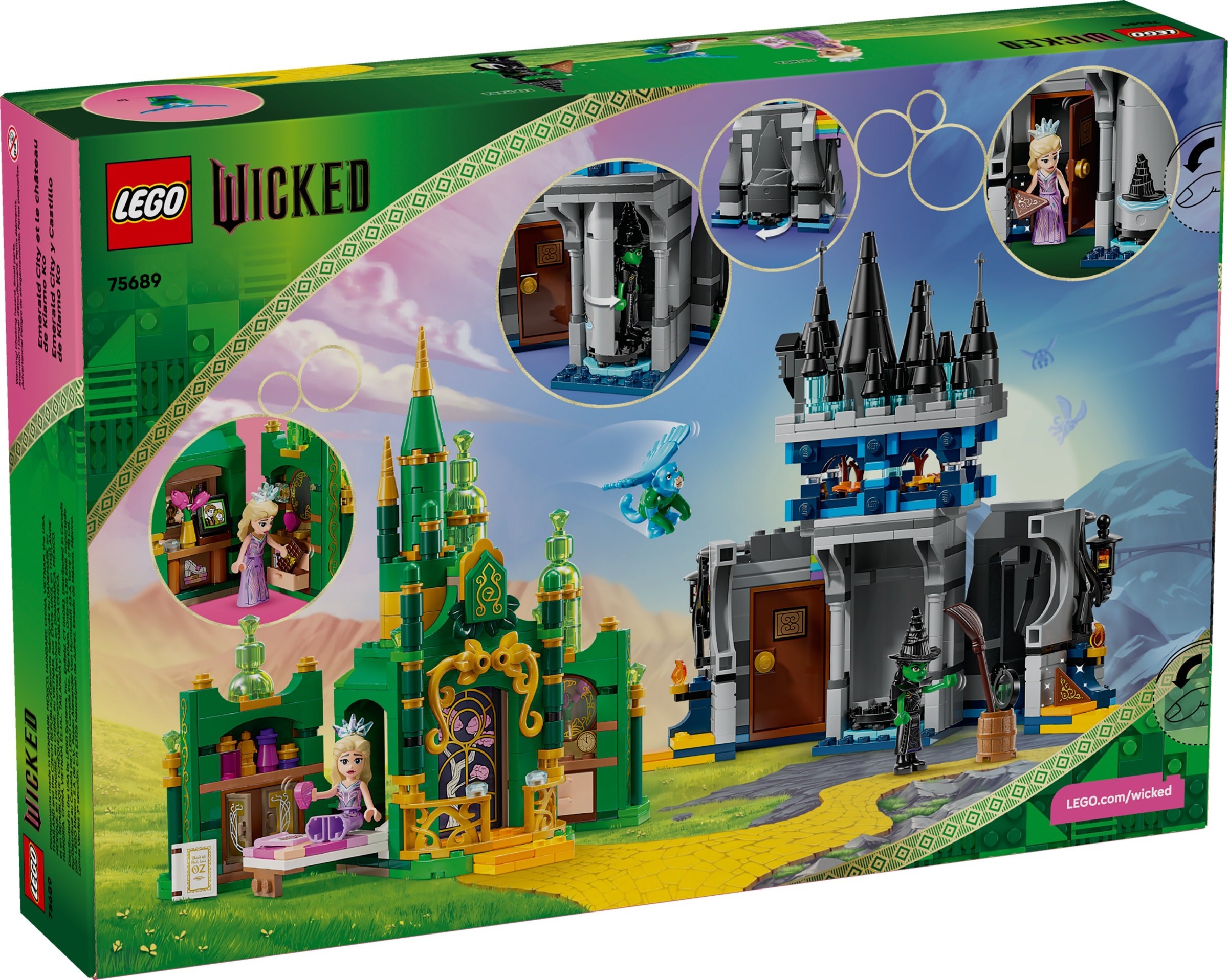 LEGO Wicked เลโก้ 75689 Emerald City & Kiamo Ko Castle