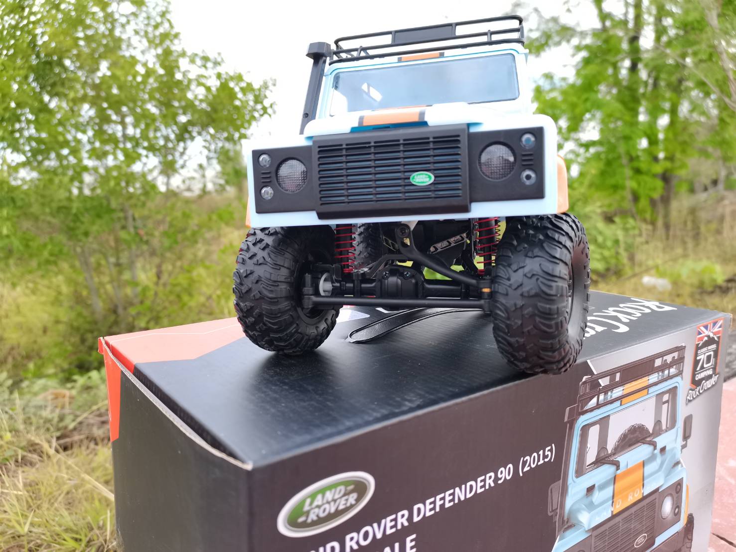 รถบังคับวิทยุ LAND ROVER D90 4x4 1/12 ROCK CRAWLER 2.4GHZ ชุดพร้อมเล่น
