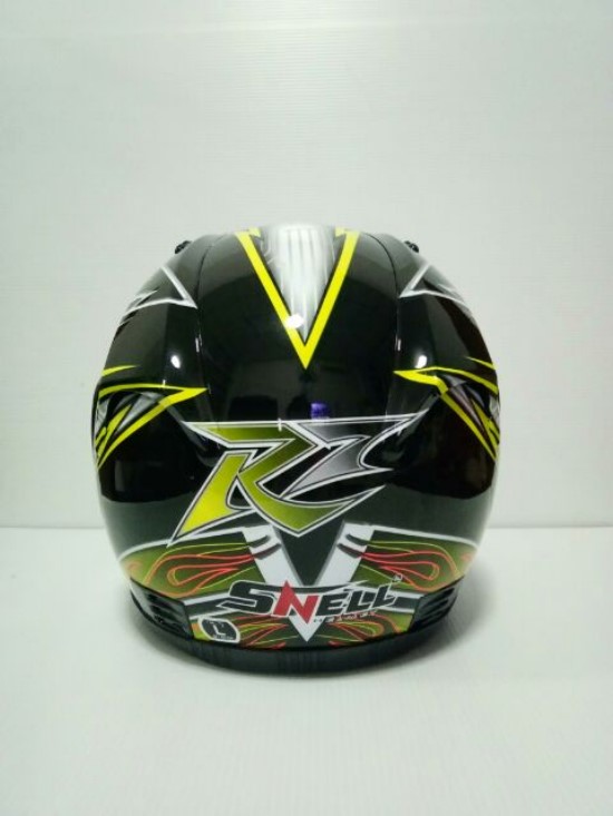 🔥หมวกกันน็อค SNALL RYUKI ลายเหลืองดำเงา