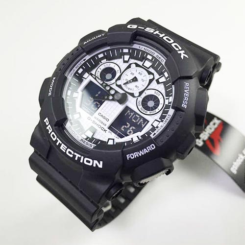 Casio G-shock ชาย GA-100BW-1ADR