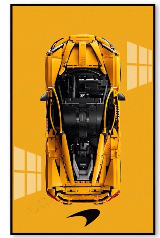 Display frame สำหรับ LEGO เลโก้ 42172 Technic McLaren P1