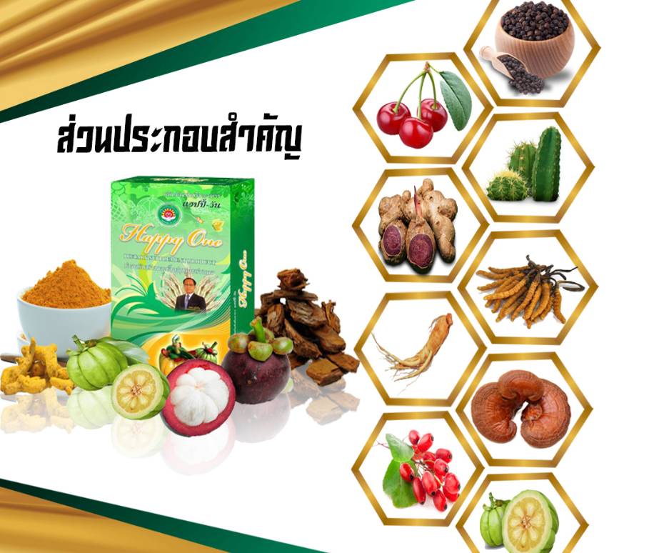 สรรพคุณแฮปปี้วัน สารสกัดแฮปปี้วัน