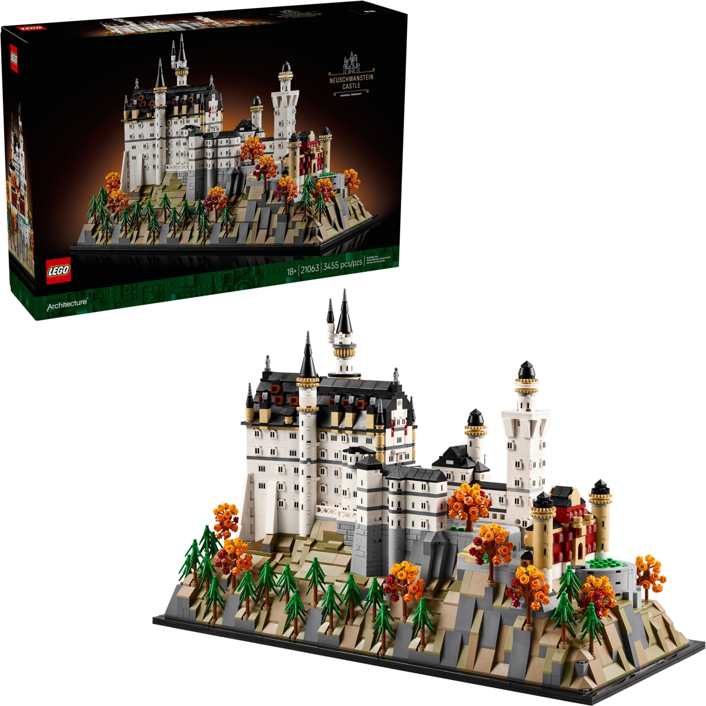 LEGO Architecture เลโก้ 21063 Neuschwanstein Castle