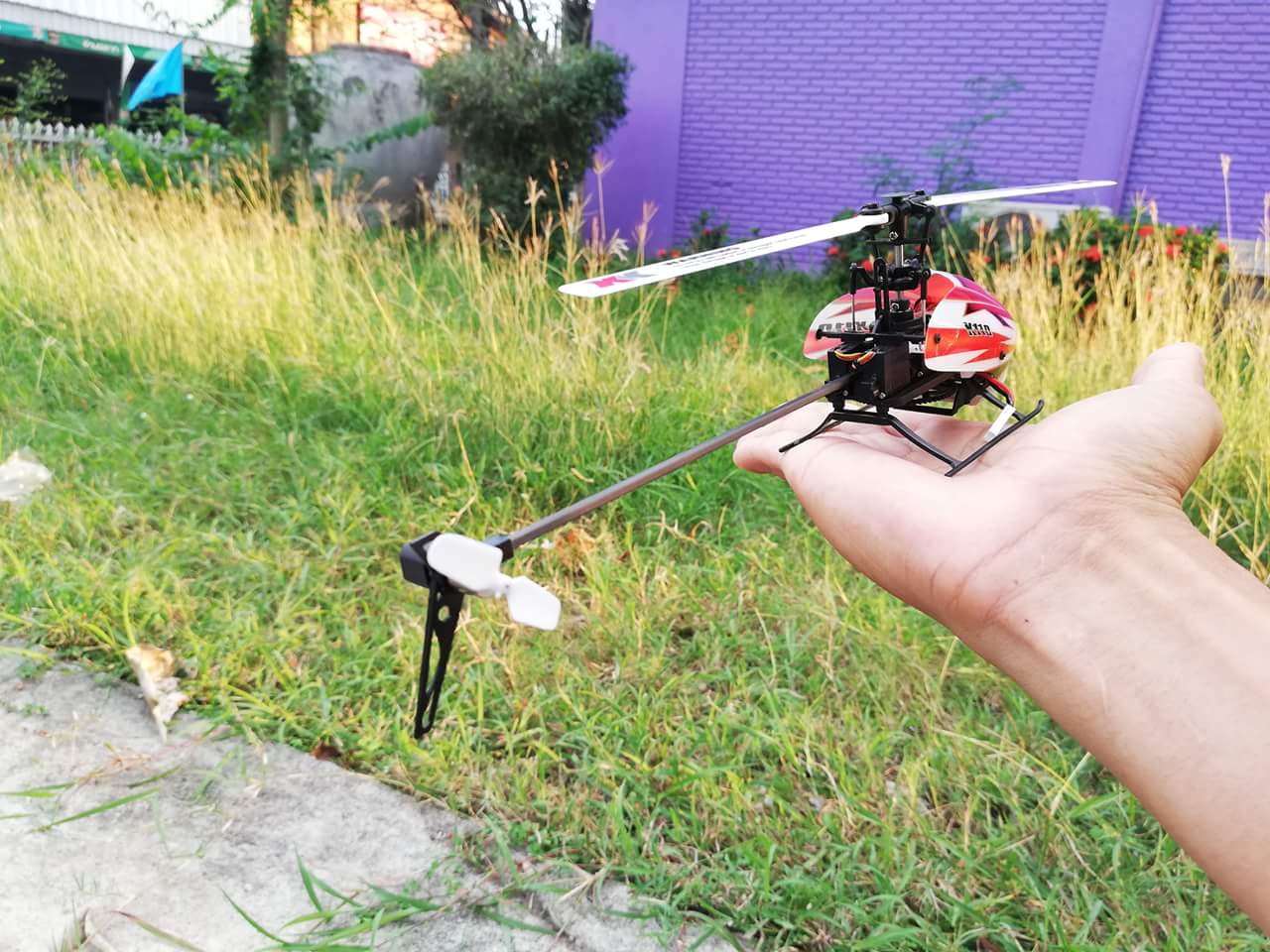เฮลิคอปเตอร์ XK K110 Blash 6CH Brushless 3D6G