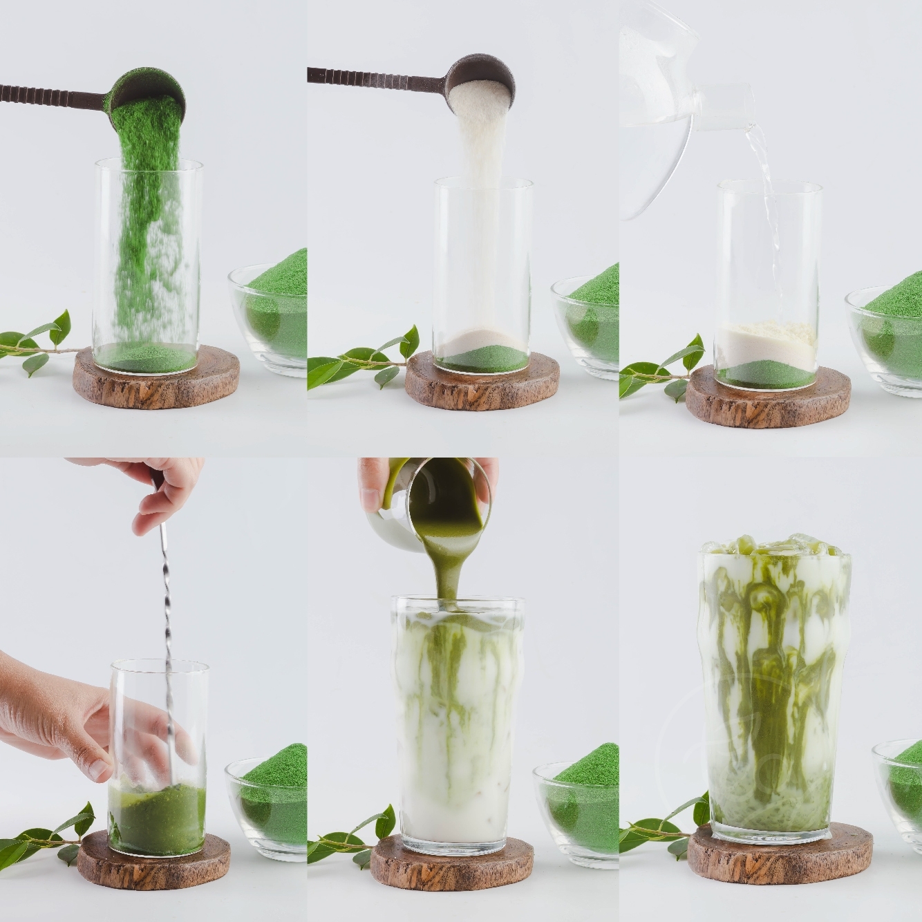 [ยกลัง 24 ถุง] ผงชาเขียว สำเร็จรูป พร้อมชง 500 กรัม ผงชาเขียวนม ชาเขียวนม ชาเขียวมัทฉะ ชานมไข่มุก Green Tea Flavor Powder ตรา ทีอีเอ