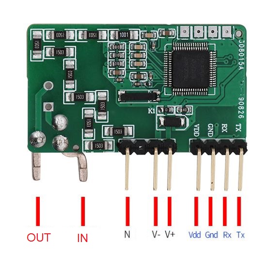 IM1253B AC/DC 10mA-16A voltage, current, power, electrical parameters, power measurement, power monitoring, power metering module