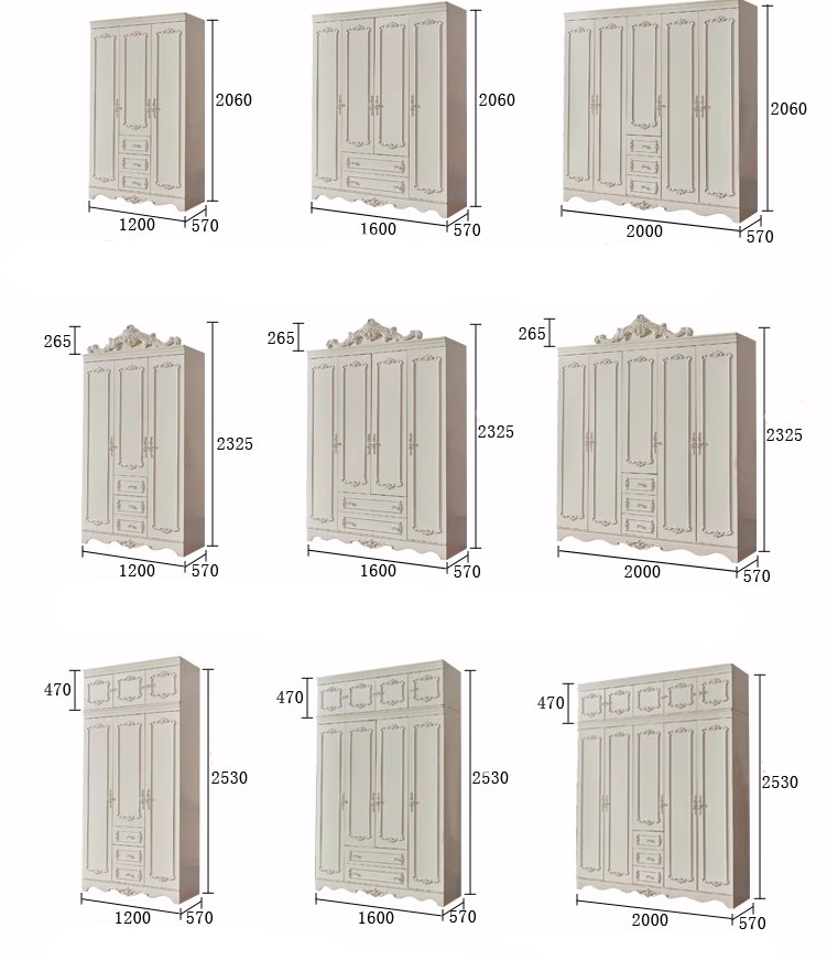 ตู้เสื้อผ้าหลุยส์ รุ่น Sharon