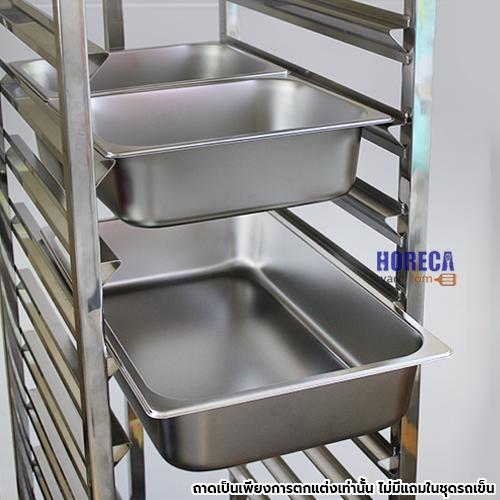 รถเข็น GN trolley 15 ชั้น ตราแมสเตอร์แวร์