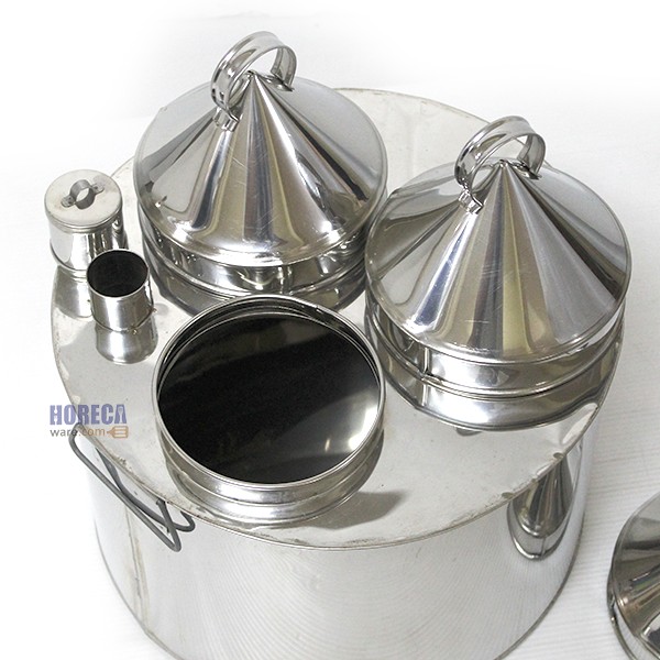 หม้อข้าวเกรียบ 3 ปาก ฝาถอดไม่ได้ เมทัลเลค-โปร