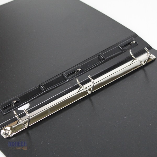 3-ring solid cover file + lock, Rich One