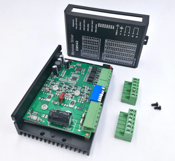 DM542 โมดูลขับสเต็ปปิ้งมอเตอร์ 20-50V 4.2A DSP digital 42/57/86 stepper motor driver engraving machine dedicated replacement 2M542/TB6600