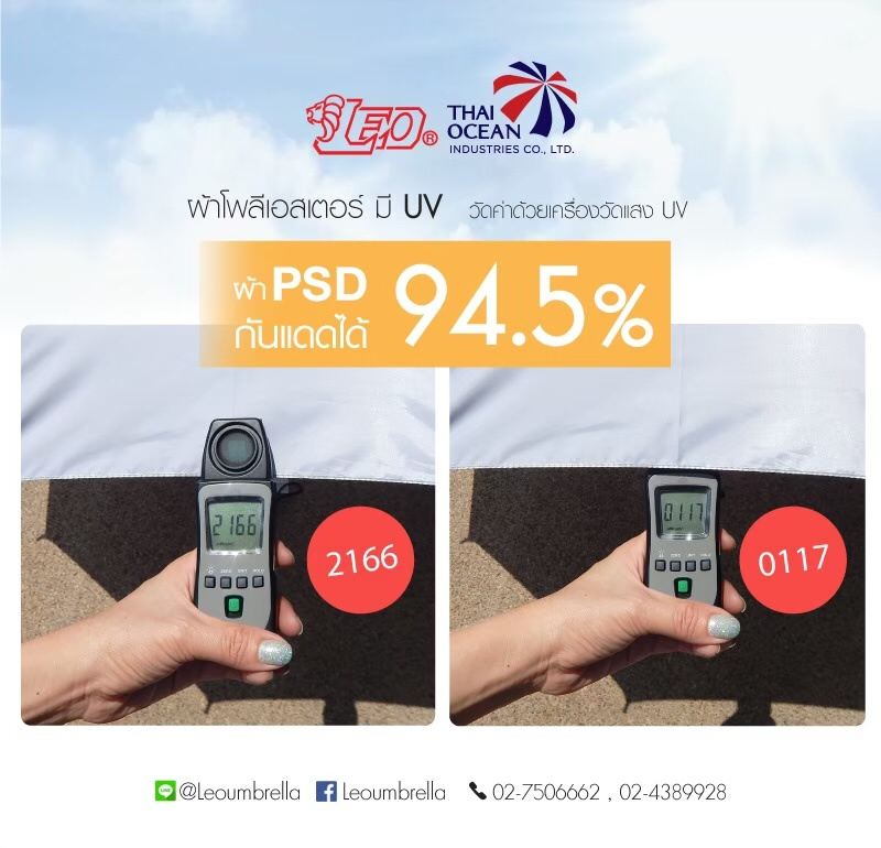 Leo ร่มพับพระสงฆ์ สำหรับกลดพระ ขนาดใหญ่28นิ้ว ถอดด้ามได้ มีสายสะพาย